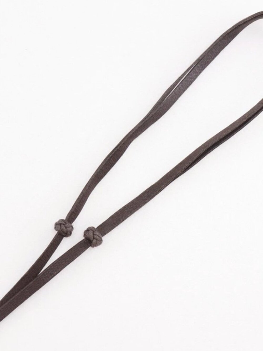 Hermes Ism Necklace Brown Buffalo Horn 28g Women View 4